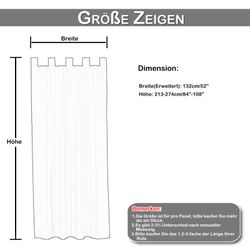 BTTO V&G Outdoorvorhang Balkon Vorhänge Gardine günstig online kaufen