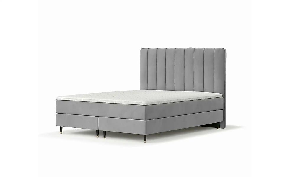 Boxspringbett   ¦ grau ¦ Maße (cm): B: 182 H: 120 Betten > Komfortbetten - günstig online kaufen