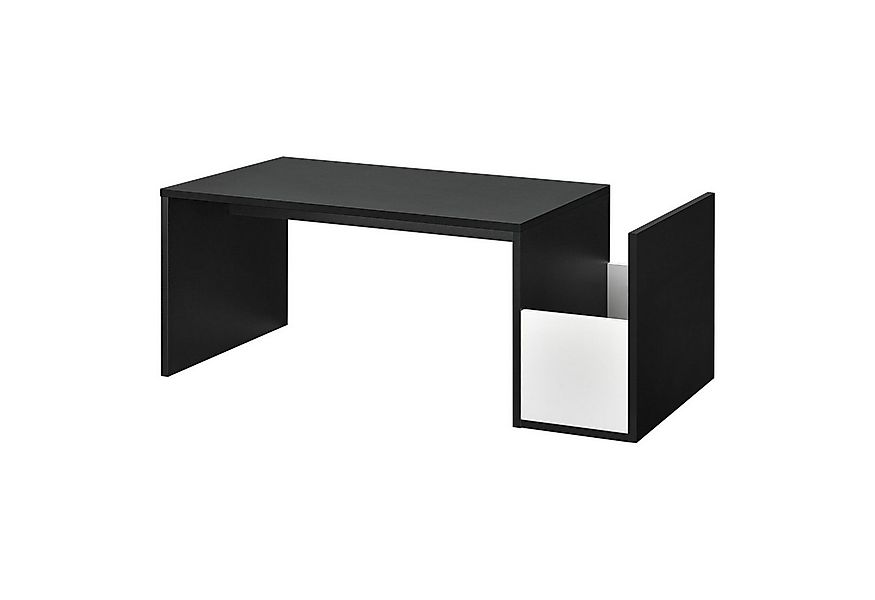 en.casa Couchtisch, Bollnäs Wohnzimmertisch 90x45x35cm Schwarz günstig online kaufen