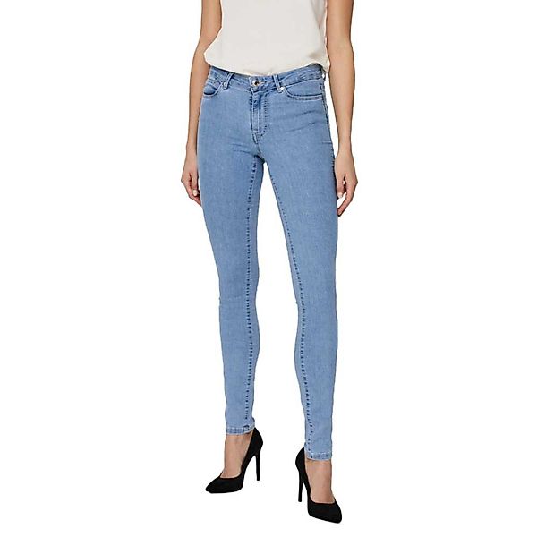 Vero Moda Judy Normal Waist Leggings Jeans M Light Blue Denim günstig online kaufen