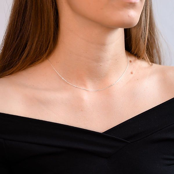 Materia Gliederkette Damen Silber Ankerkette filigran günstig online kaufen