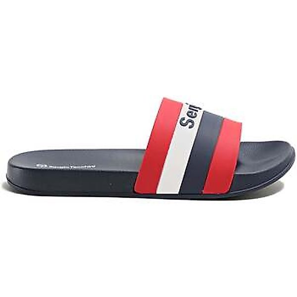 Sergio Tacchini  Zehensandalen San Remo Stripe Slides Navy/Red/White günstig online kaufen