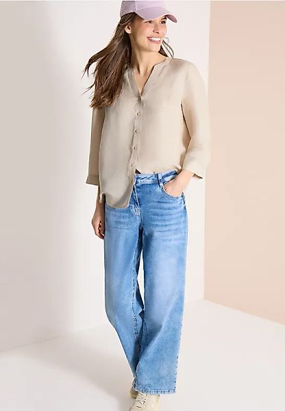 CECIL 3/4-Arm Bluse aus Leinenmix günstig online kaufen