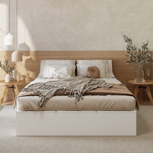 STILVORA Holzbett 140×200 mit Matratze&Stauraum unter günstig online kaufen