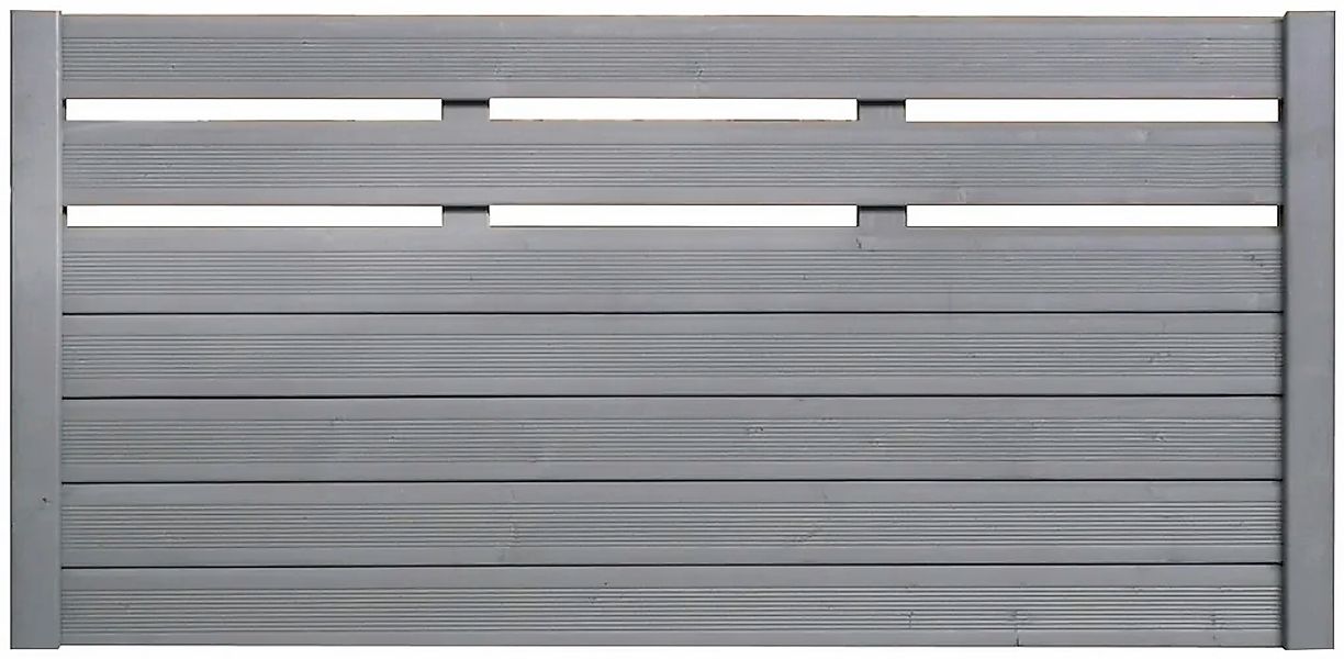 Sichtschutzzaun-Element Typ 139 180 cm x 90 cm Basaltgrau günstig online kaufen
