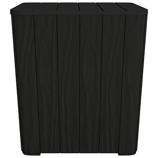 vidaXL Gartentisch mit Abnehmbarer Tischplatte Schwarz Polypropylen 364152 günstig online kaufen
