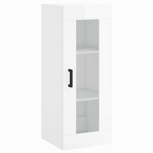 vidaXL Hängeschrank Wandschrank Hochglanz-Weiß 34,5x34x90 cm (1-St) günstig online kaufen