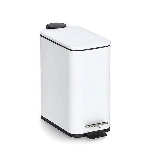 Zeller Treteimer mit Soft Close Weiß 5 l günstig online kaufen