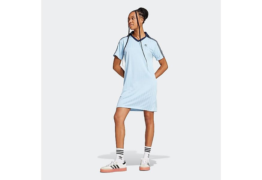 adidas Originals Shirtkleid ADICOLOR JACQUARD V-NECK (1-tlg) sportlich-läss günstig online kaufen