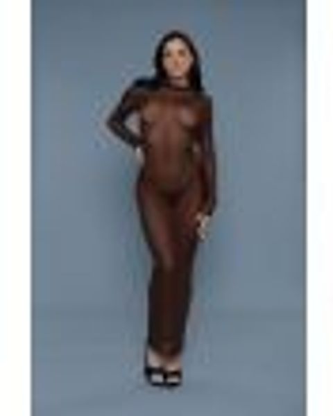 Transparentes Maxi Cover Up Kleid günstig online kaufen