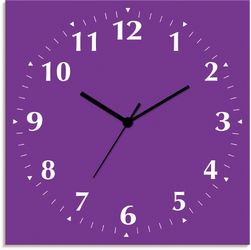 Artland Wanduhr »Uni Trendfarben« wahlweise mit Quarz- oder Funkuhrwerk, la günstig online kaufen