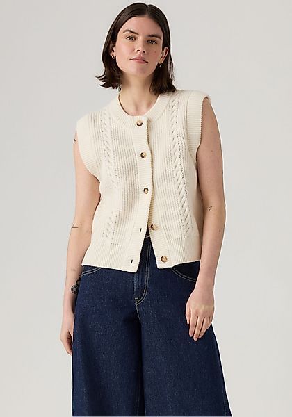 Levi's® Strickweste INES CABLE SWEATE Materialmix günstig online kaufen
