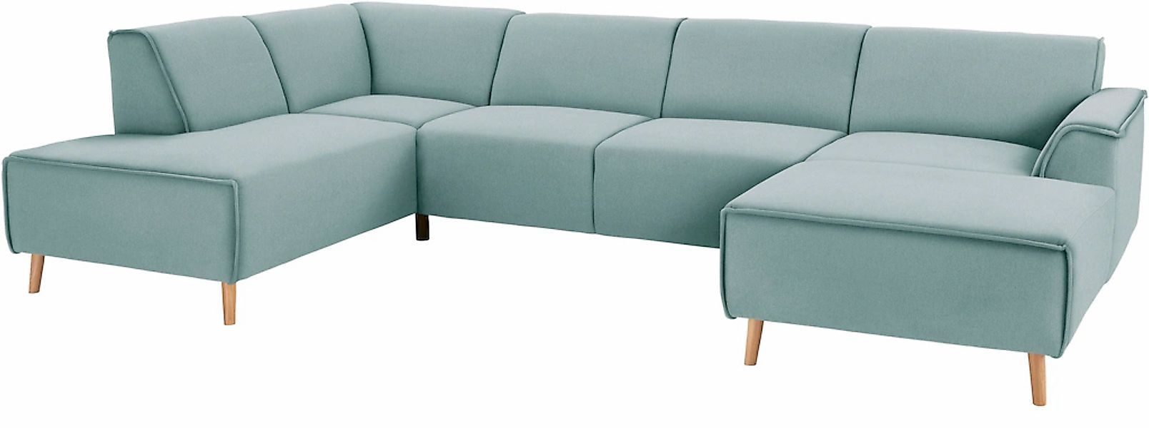 Home affaire Wohnlandschaft "Janek Scandic Design, elegant und zeitlos U-Fo günstig online kaufen