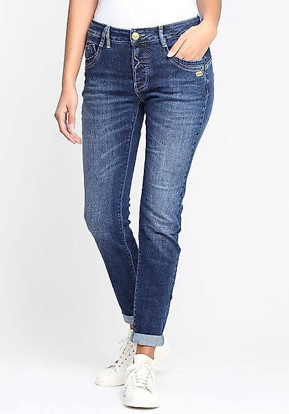 GANG Relax-fit-Jeans 94GERDA mit halb offener Knopfleiste günstig online kaufen