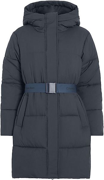 Calvin Klein Jeans Steppjacke LOGO BELT LONG PUFFER mit Gürtel günstig online kaufen