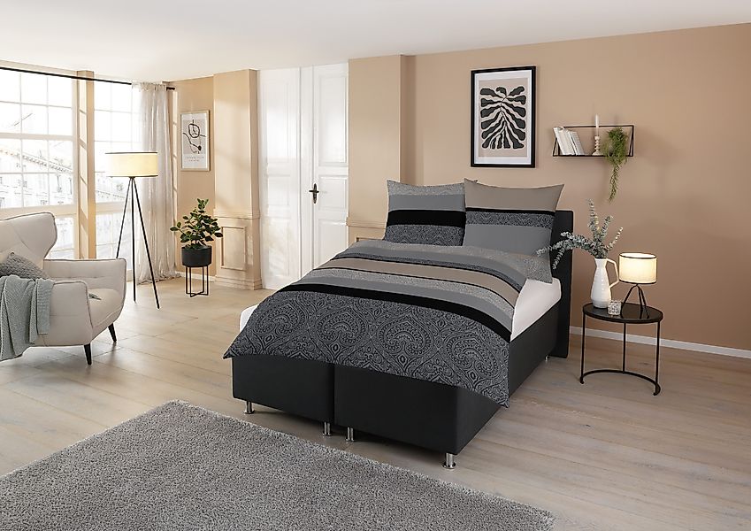CASATEX Bettwäsche "Dami" 3 tlg. moderne, elegante Bettwäsche günstig online kaufen