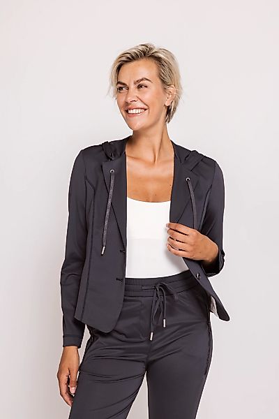 Zhrill Kurzblazer "ZHDARCIA Blazer mit Kapuze" mit Reverskragen/Kordelzug u günstig online kaufen