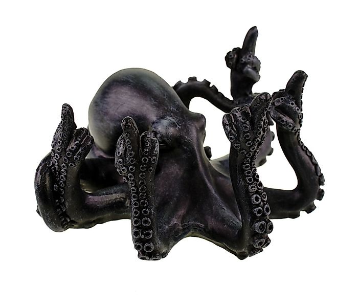 Kremers Schatzkiste Dekofigur Oktopus Figur Mittelfinger günstig online kaufen
