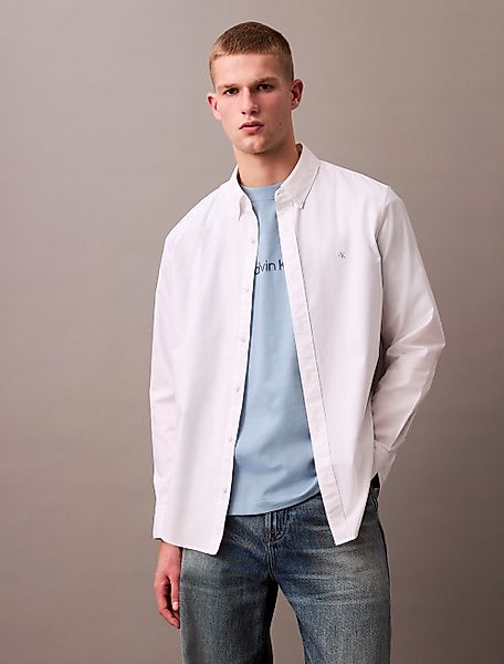 Calvin Klein Jeans Langarmhemd "LS SOLID OXFORD CLASSIC SHIRT", Mit Rundhal günstig online kaufen