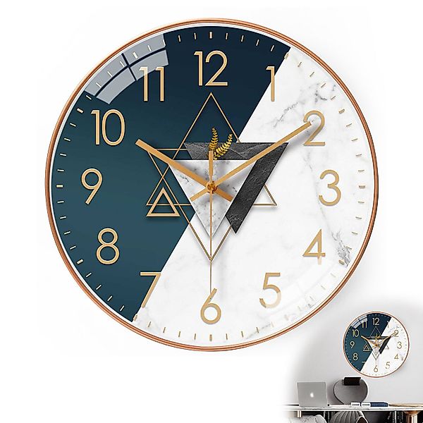 ZEUOPQ Wanduhr 30 cm große Vintage-Wanduhr günstig online kaufen