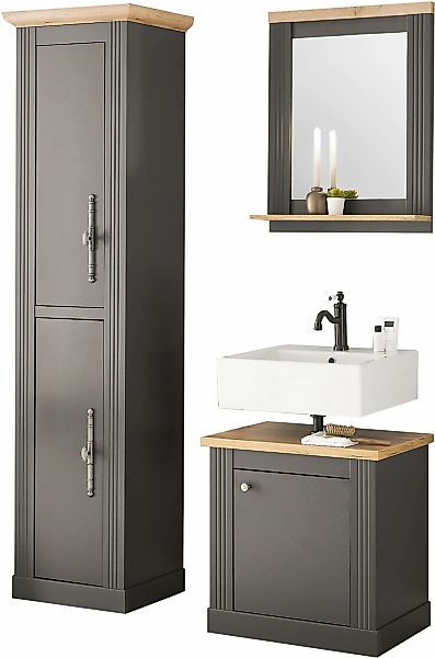 OTTO home Badmöbel-Set "WESTMINSTER, Bad im Landhausstil, 3-teiliges Badezi günstig online kaufen