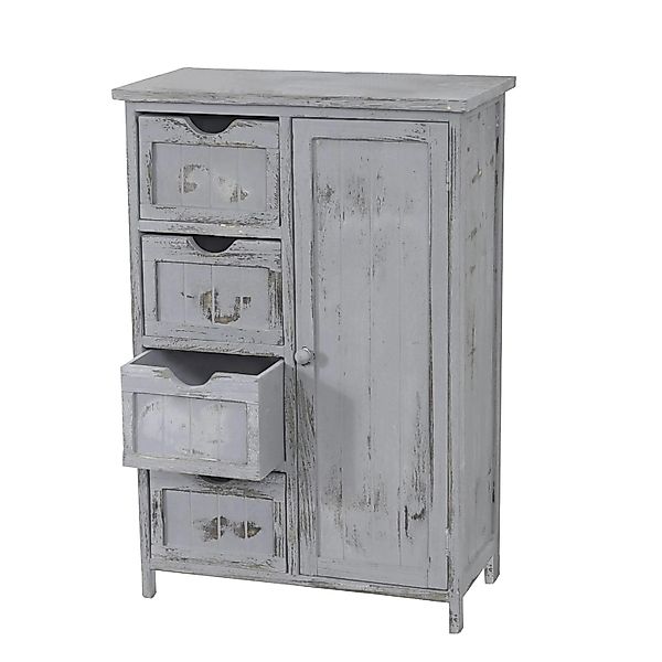 MCW Kommode D12 82x55x30cm Grau günstig online kaufen