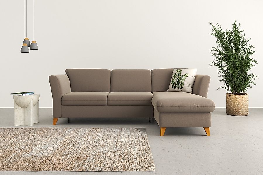Home affaire Ecksofa Trelleborg L-Form, Federkern-Polsterung, günstig online kaufen