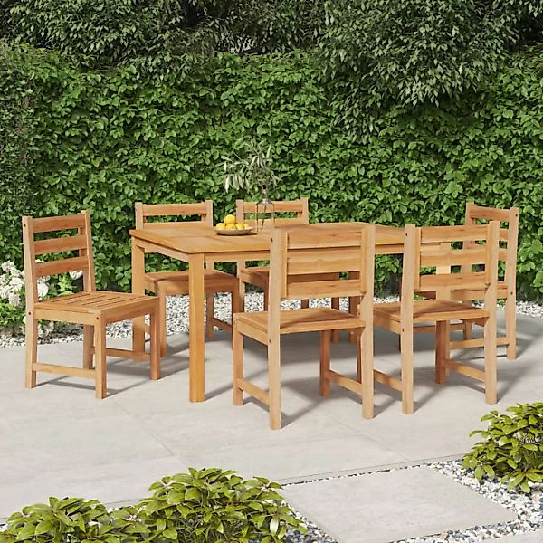 Vidaxl Gartenstühle 6 Stk. Massivholz Teak günstig online kaufen