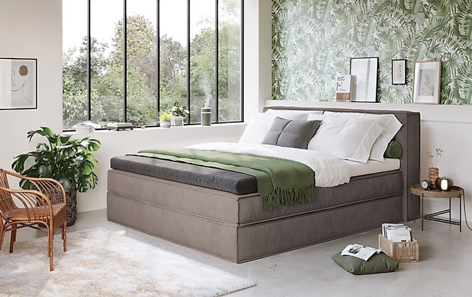 LeGer Home by Lena Gercke Boxspringbett »Addyson«, (Härtegrade H2, H3 und H günstig online kaufen