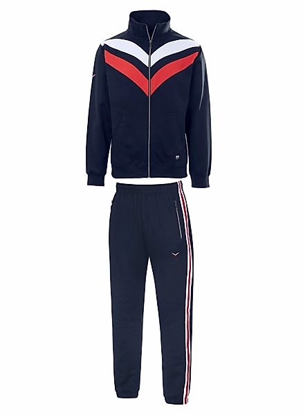 Trigema Freizeitanzug "TRIGEMA Jogginganzug im sportlichen Look" 1 Stk. günstig online kaufen