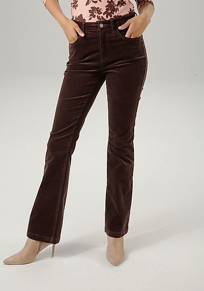 Aniston CASUAL Cordhose in trendiger Bootcut-Form günstig online kaufen