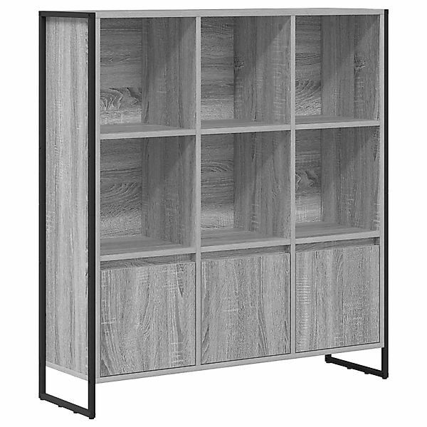 vidaXL Bücherregal 2-Tlg Graues Sonoma 99,5 x 30 x 108,5 cm 3403025 günstig online kaufen