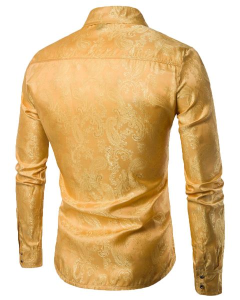 Allthemen Langarmhemd mit floralem Muster Sommerhemd günstig online kaufen