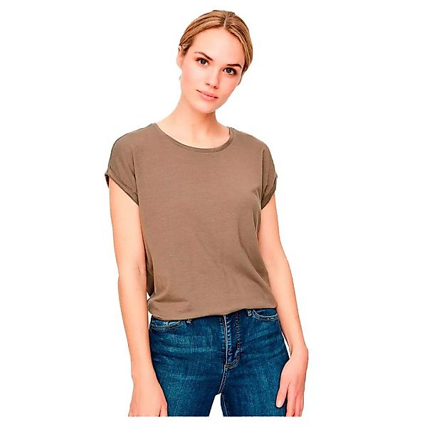 Vero Moda Ava Plain Kurzärmeliges T-shirt L Bungee Cord günstig online kaufen