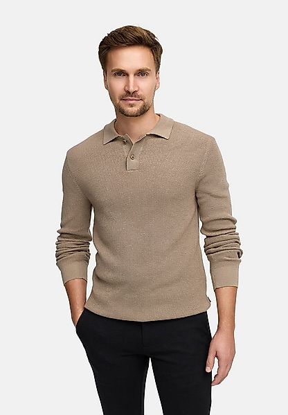 Jeff Strickpullover Herren JFTristan polo Pullover Herrenpullover mit Polok günstig online kaufen