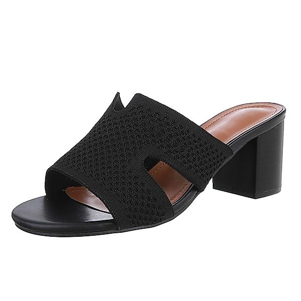 Ital-Design Elegante schwarze Plateau-Sandalen für Damen günstig online kaufen