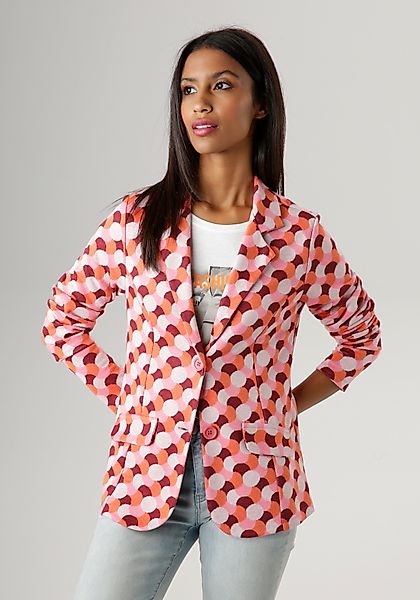 Aniston SELECTED Kurzblazer, in Jacquard-Qualität günstig online kaufen