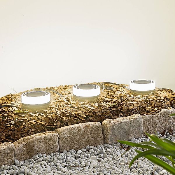 Lindby Smart LED-Erdspießleuchte Kyren, CCT, RGB, Tuya, 3er günstig online kaufen