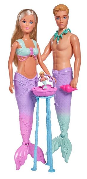 SIMBA Anziehpuppe Love Mermaid Family schwangere günstig online kaufen