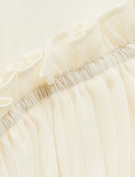 Koton Rüschenbluse Langärmelig V-Kragen Rüschenbluse günstig online kaufen