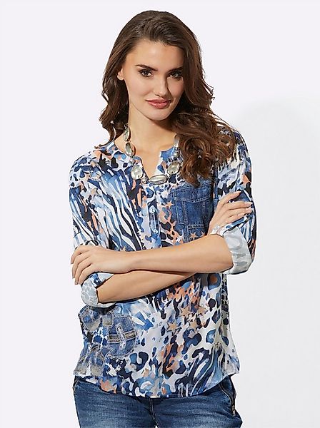 Witt Klassische Bluse Druckbluse Langarm günstig online kaufen