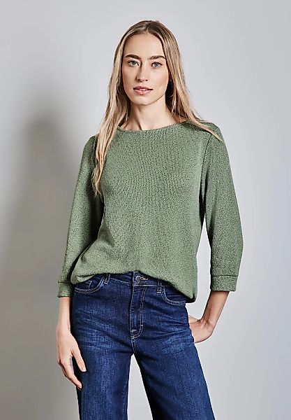STREET ONE Langarmshirt, mit 3/4 Ärmeln günstig online kaufen