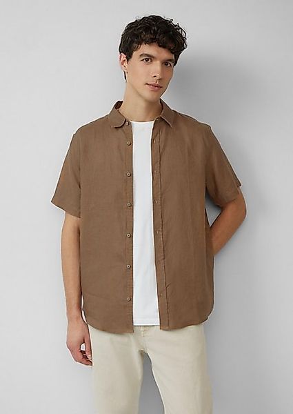 s.Oliver Kurzarmhemd Regular Fit: Leichtes Kurzarmhemd aus 100% Leinen Garm günstig online kaufen
