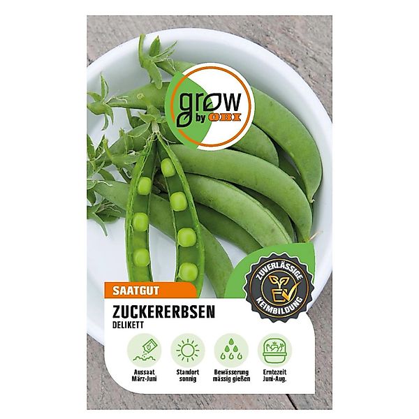 GROW by OBI Zuckererbse Deliket Pisum sativum günstig online kaufen