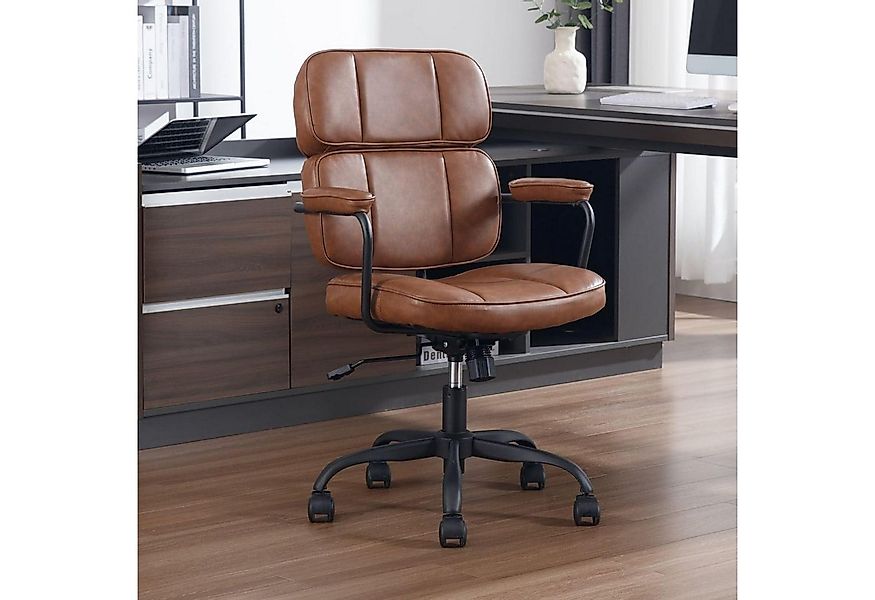 LuxusKollektion Schreibtischstuhl Ergonomischer Computerstuhl PU Leder Büro günstig online kaufen