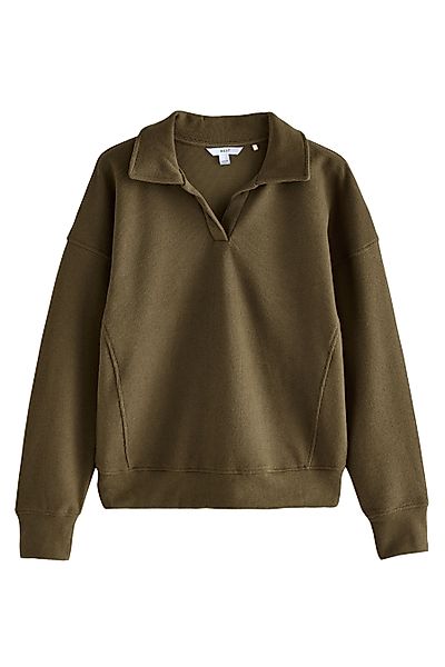 Next Strickpullover Gerippter Rugby-Strickpullover mit Polokragen günstig online kaufen