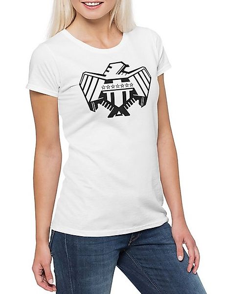 Urban Backwoods Print-Shirt Justice Department Logo I Damen T-Shirt Symbol günstig online kaufen