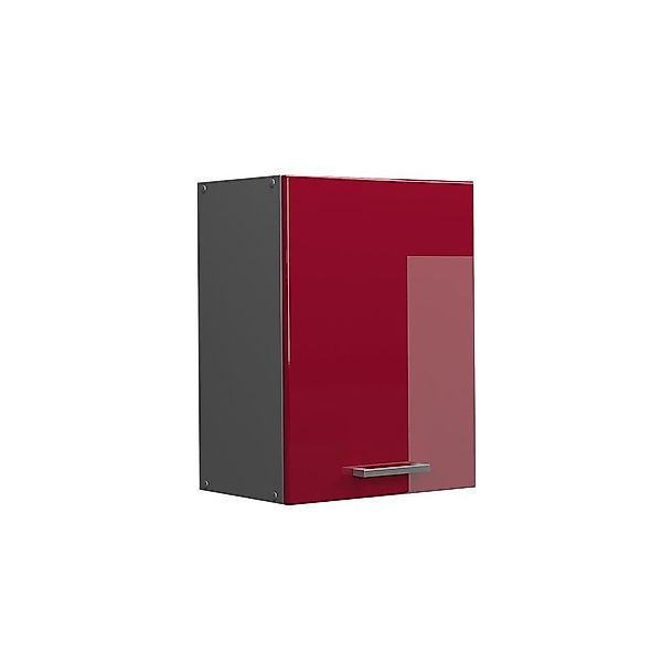 Vicco Hängeschrank R-Line, Bordeaux Hochglanz/Anthrazit, 45 günstig online kaufen