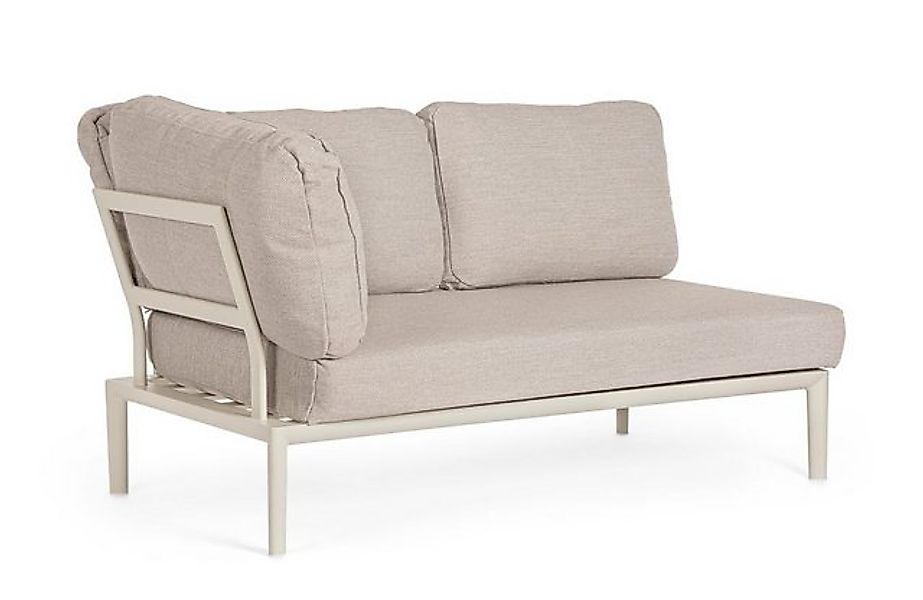 Bizzotto Gartensofa Gerald aus Aluminium Eck-Element, Pelikan günstig online kaufen