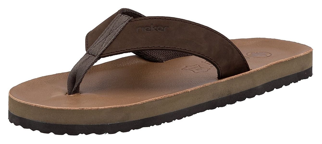 Rieker Zehentrenner, Sommerschuh, Strandschuh, Badeschuh, Poolslide mit Zeh günstig online kaufen